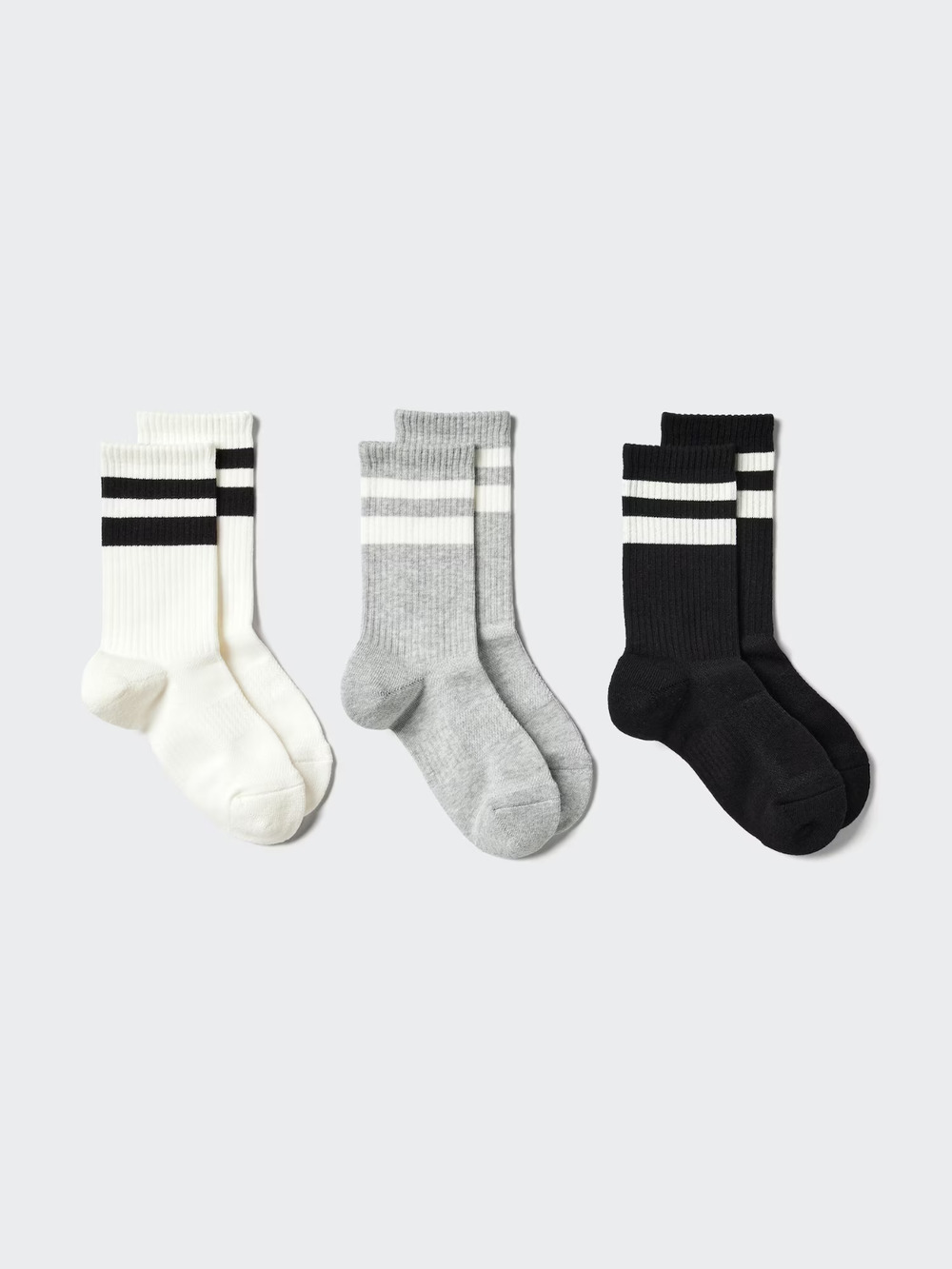 Uniqlo Regular Socks | 3 Pairs Blue Kids 8-12Y